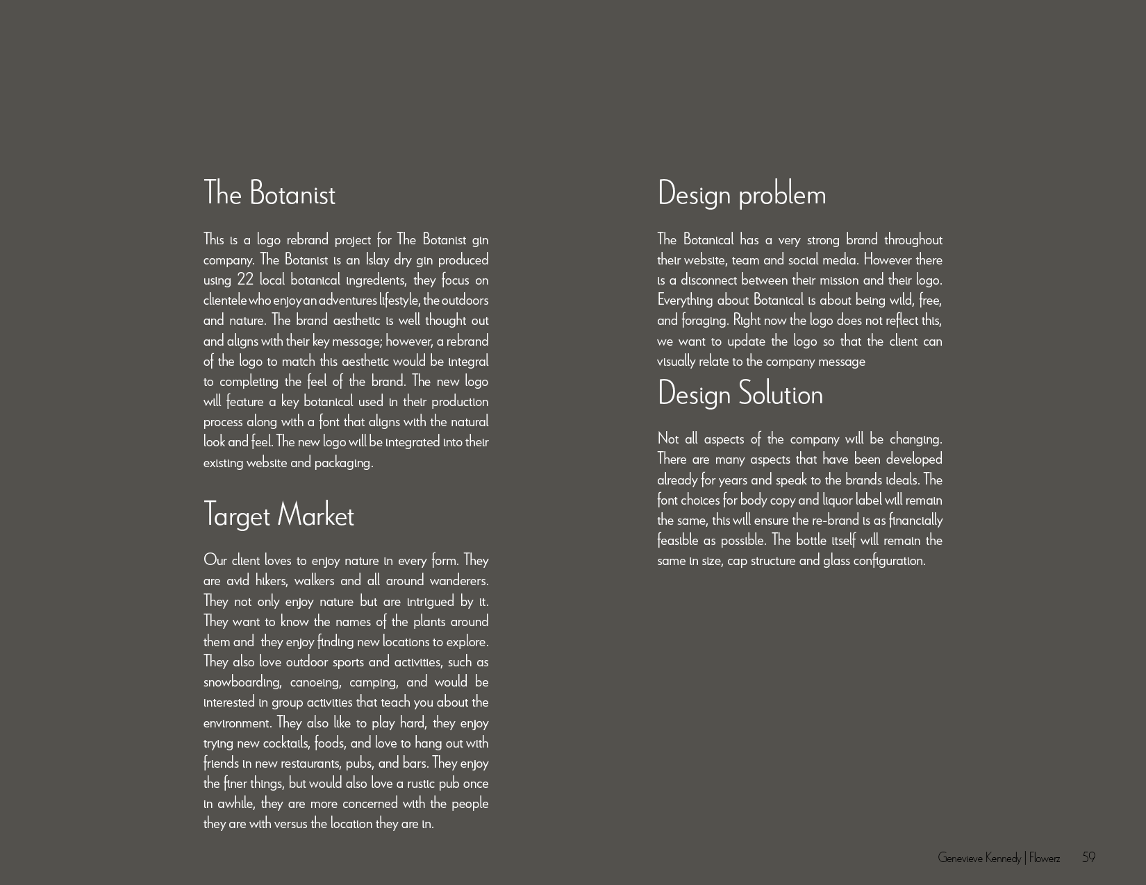 Flowerz Design Problem