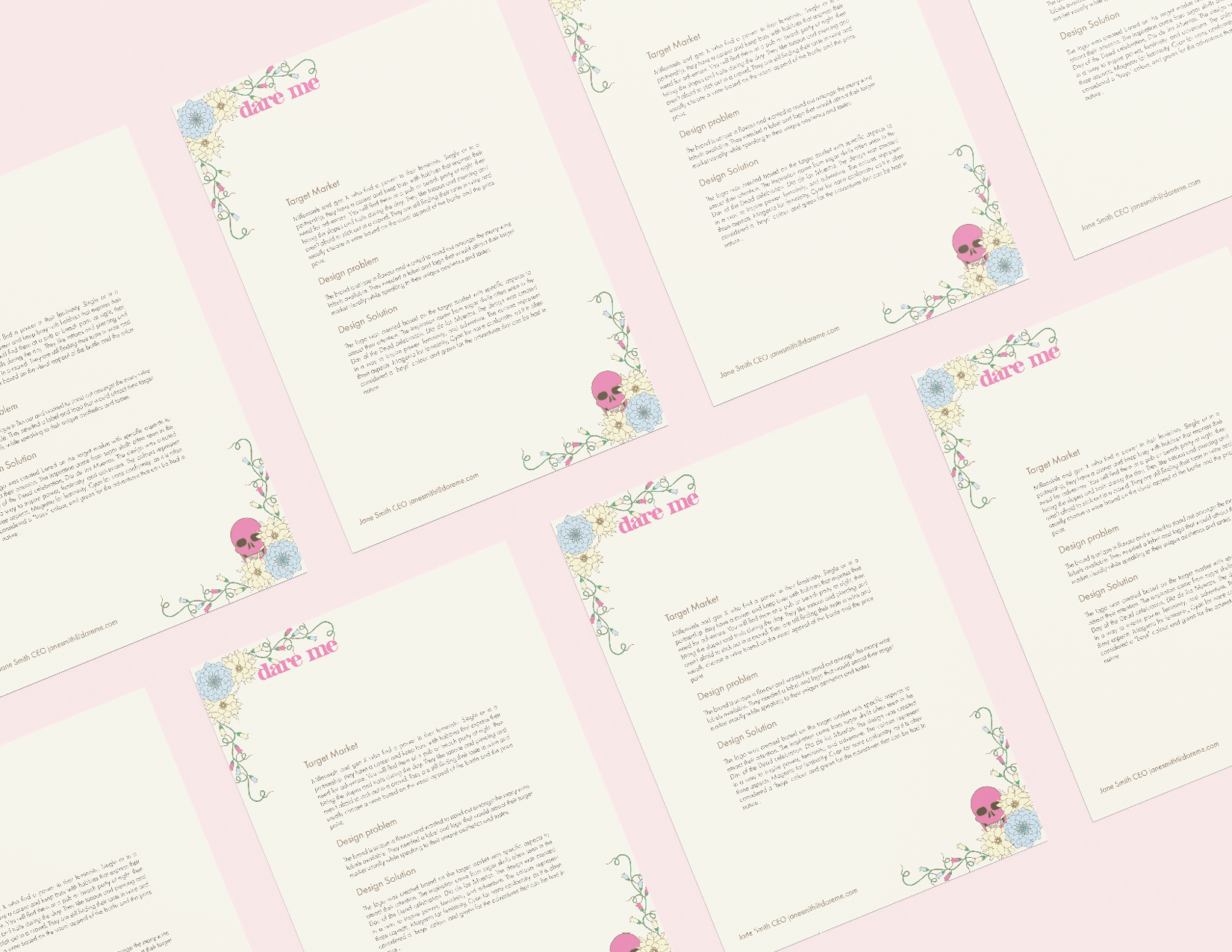 Flowerz letterhead