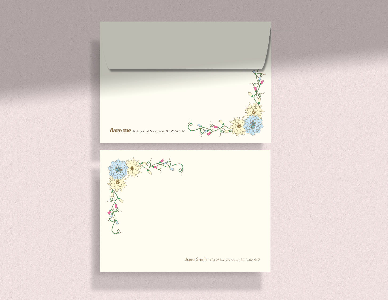 Flowerz business card